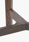 RAIE DARK BROWN RIBBED OAK PINE WOOD