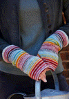 Pachamama Hoxton Stripe Handwarmers, Pink