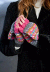 Pachamama Iona Mitt Gloves, Pink
