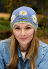 Pachamama Daisy Chain Beanie, Blue