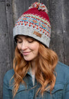 Pachamama Iona  Bobble Beanie, Burgundy