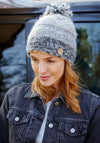 Pachamama Sierra Nevada Bobble Beanie, Grey