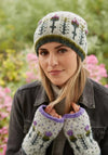 Pachamama Thistle  Beanie, Grey Multi
