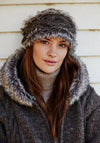 Pachamama Chamonix Fur Headband, Bark