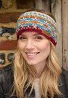Pachamama Iona Headband, Burgundy