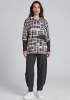 My Soul Zip Pantone Detail Zip Detail Hooded Top, Multi