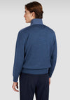 Paul & Shark Cool Touch Wool Half Zip Sweater, Vintage Blue