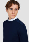 Paul & Shark Cool Touch Wool Sweater, Navy