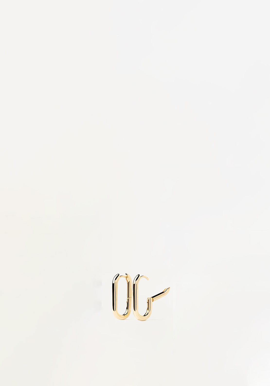 PDPAOLA Beat Hoop Earrings, Gold