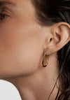 PDPAOLA Beat Hoop Earrings, Gold