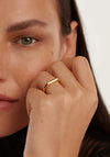 PDPAOLA Signature Link Ring, Gold