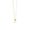PDPAOLA Sugar Two Drop Pendant Necklace, Gold