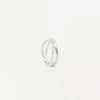 PDPAOLA Twister Ring, Silver