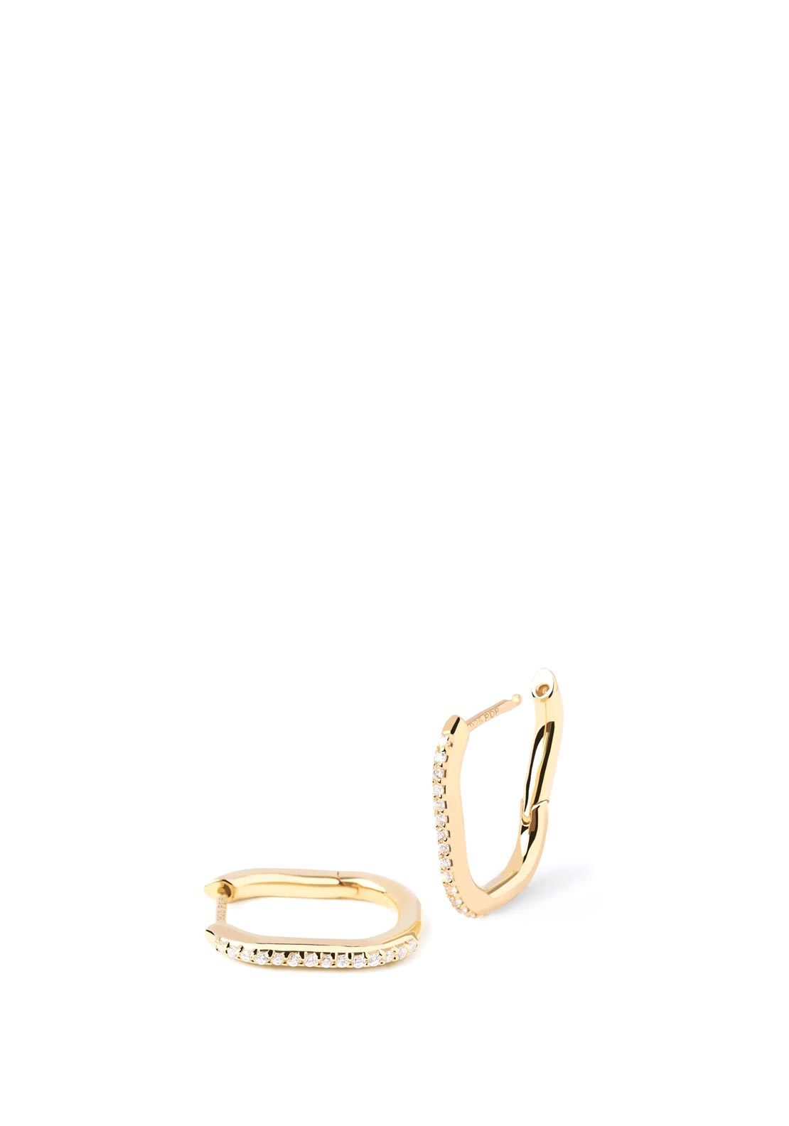 PDPAOLA Spike Hoop Earrings, Gold