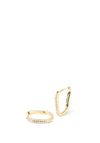 PDPAOLA Spike Hoop Earrings, Gold