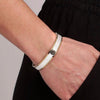 Dyrberg/Kern Pennika II White Bangle, Gold