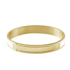 Dyrberg/Kern Pennika II White Bangle, Gold
