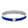 Dyrberg/Kern Pennika 2 Sapphire Blue Bangle, Silver
