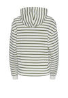 Pieces Chilli Striped Hoodie, White