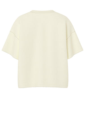 Pieces Chilli Heavyweight T Shirt, Yellow