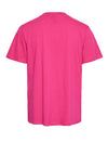 Pieces Saggi Text Print T-Shirt, Fuchsia Purple