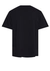 Pieces Saggi Text Print T-Shirt, Black