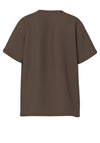 Pieces Skylar Oversized T-Shirt, Brown
