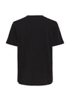 Pieces Namy Rhinestone T-Shirt, Black