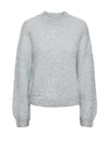 Pieces Raga Lurex Knit Jumper, Silver