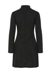 Pieces Paige Glitter High Neck Mini Dress, Black