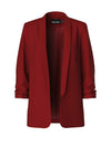 Pieces Bosella Ruched Sleeve Blazer, Red