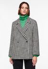 Pieces Nicolina Houndstooth Blazer, Black
