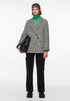 Pieces Nicolina Houndstooth Blazer, Black