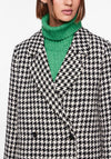 Pieces Nicolina Houndstooth Blazer, Black