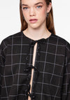 Pieces Tie Long Sleeved Top, Black
