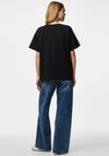Pieces Skylar Oversized T-Shirt, Black