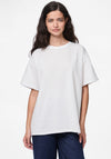 Pieces Skylar Oversized T-Shirt, Bright White