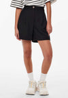 Pieces Neva Wide Shorts, Black