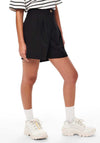 Pieces Neva Wide Shorts, Black