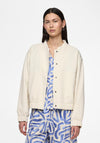 Pieces Cannie Bomber Jacket, Whisper White