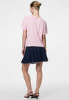 Pieces Anna Short Sleeve Top, Pink