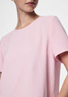 Pieces Anna Short Sleeve Top, Pink
