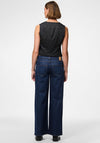 Pieces Bosella Glitter Lurex Waistcoat, Black