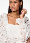 Pieces Kira Aline Dress, Bright White