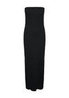 Pieces Ruka Tuba Ribbed Maxi Dress, Black