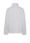 Pieces Mercury Half Zip Sweatshirt, Cloud Dancer