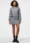 Pieces Polly Speckled Melange Bomber Jacket, Blue