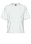 Pieces Skylar Short Sleeve T-Shirt, White