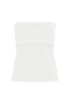 Pieces Abbie Tube Top, Bright White