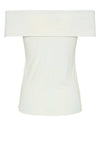 Pieces Madison Off Shoulder Top, Cloud Dancer